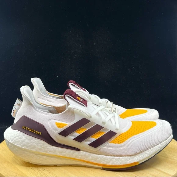 Adidas Ultraboost 21 Mens NCAA Arizona State Sun Devils ASU Men’s 12.5 - Picture 5 of 10